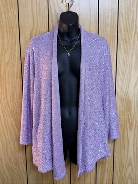 💜 Y2K Alred Dummer Sparkly Cardigan